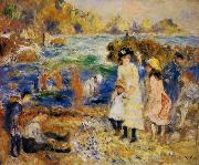 Enfants au bord de la mer a Guernsey Pierre Auguste Renoir